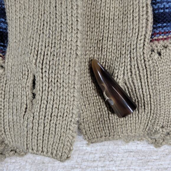 Kirra Wool Blend Toggle Cardigan Sweater Shawl Collar Boho Fall Knit Small - Picture 5 of 16